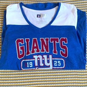 NY GIANTS women’s SM 3/4 sleeve t-shirt